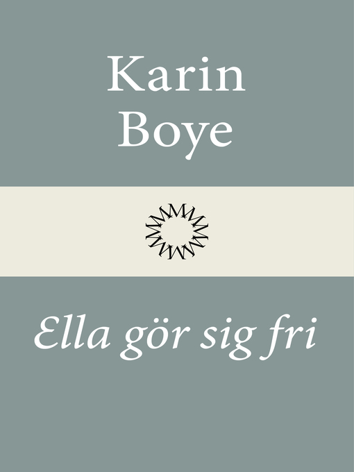 Titeldetaljer för Ella gör sig fri av Karin Boye - Tillgänglig